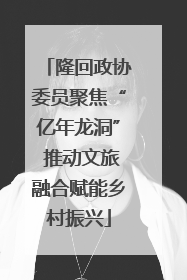 隆回政协委员聚焦“亿年龙洞” 推动文旅融合赋能乡村振兴