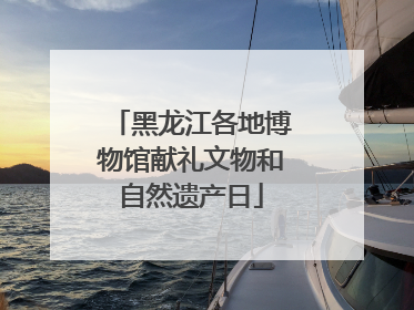 黑龙江各地博物馆献礼文物和自然遗产日