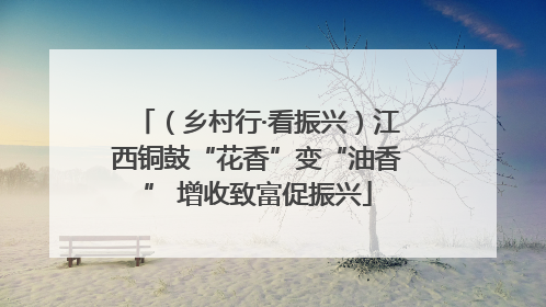 （乡村行·看振兴）江西铜鼓“花香”变“油香” 增收致富促振兴
