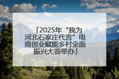 2025年“我为河北石家庄代言”电商创业赋能乡村全面振兴大赛举办