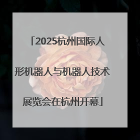2025杭州国际人形机器人与机器人技术展览会在杭州开幕