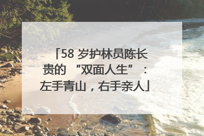 58 岁护林员陈长贵的 “双面人生”：左手青山，右手亲人