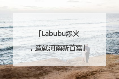 Labubu爆火，造就河南新首富