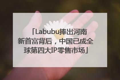 Labubu捧出河南新首富背后，中国已成全球第四大IP零售市场